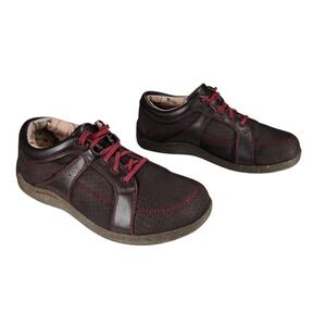 Barefoot Freedom Drew ShoeS 10WW Women Geneva Leather Brown Comfort Walking READ